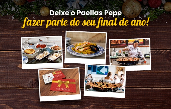 Como a estratégia certa aumentou                                                         as encomendas de fim                                                                          de ano no Paellas Pepe